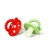Gryzak logopedyczny Grzybek dla niemowląt na ząbkowanie RaZbaby 2 szuki czerwony i zielony